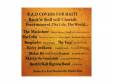 B.A.D COVERS FOR HAITI ROCKN ROLL WILL CHERISH EVERY MOMENT THE LIFE THE WORLD...[]˥Х