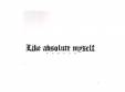 ̵۲[CD]Like absolute myselflam.