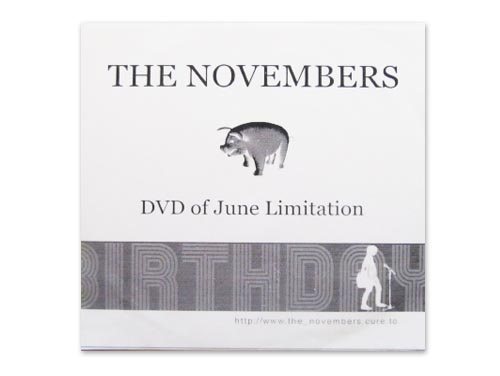 DVD of June Limitation BIRTHDAY[自主制作DVD]／THE NOVEMBERS