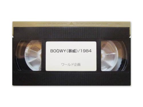 BOOWY（暴威）1984[関係者プロモーション用VHS]／BOOWY｜原価マーケット