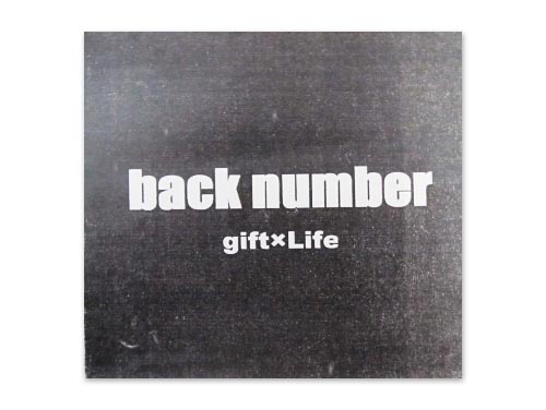 gift×Life[自主制作CD]／back number｜原価マーケット